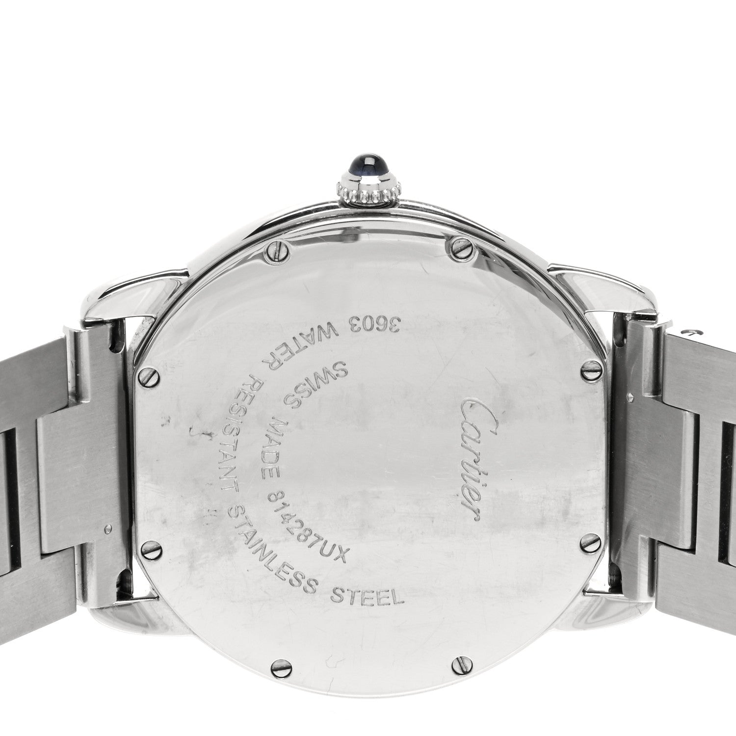 Cartier Stainless Steel 36mm Ronde Solo Quartz Watch 4 of 5