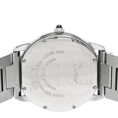 Cartier Stainless Steel 36mm Ronde Solo Quartz Watch 4 of 5