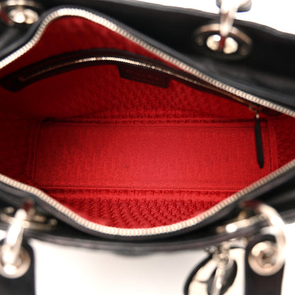 Christian Dior Lambskin Cannage Large Lady Dior Black 5 of 16