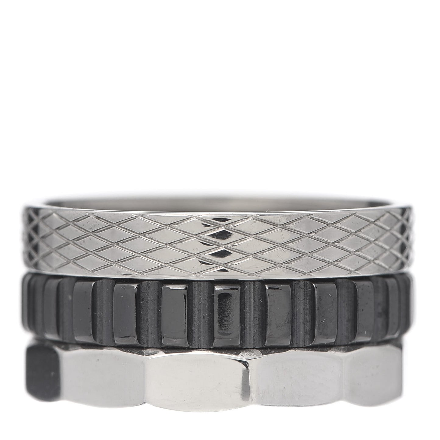 Stainless Steel Titanium Paloma Caliper Ring 60 9