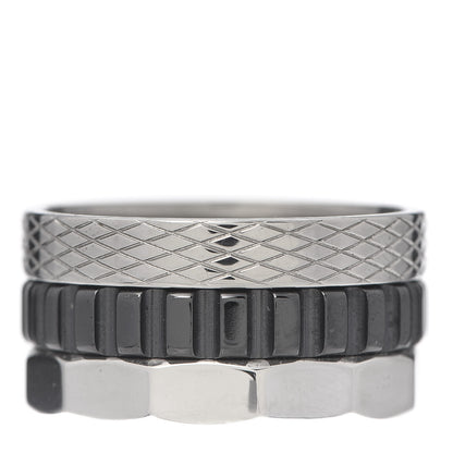Tiffany Stainless Steel Titanium Paloma Caliper Ring 60 9 3 of 5