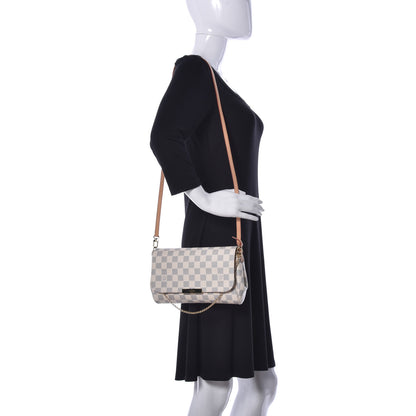 Louis Vuitton Damier Azur Favorite MM 2 of 11