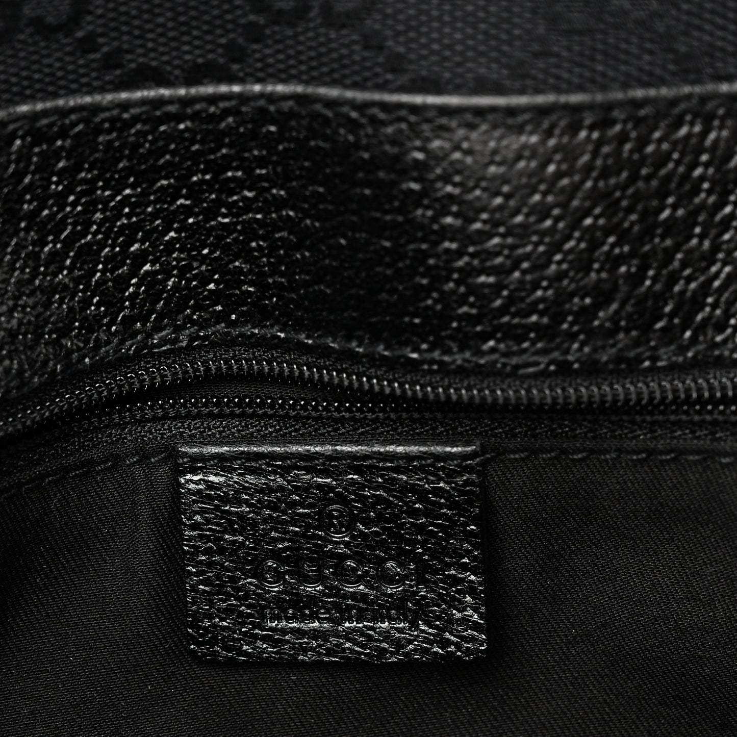 Monogram Satchel Black