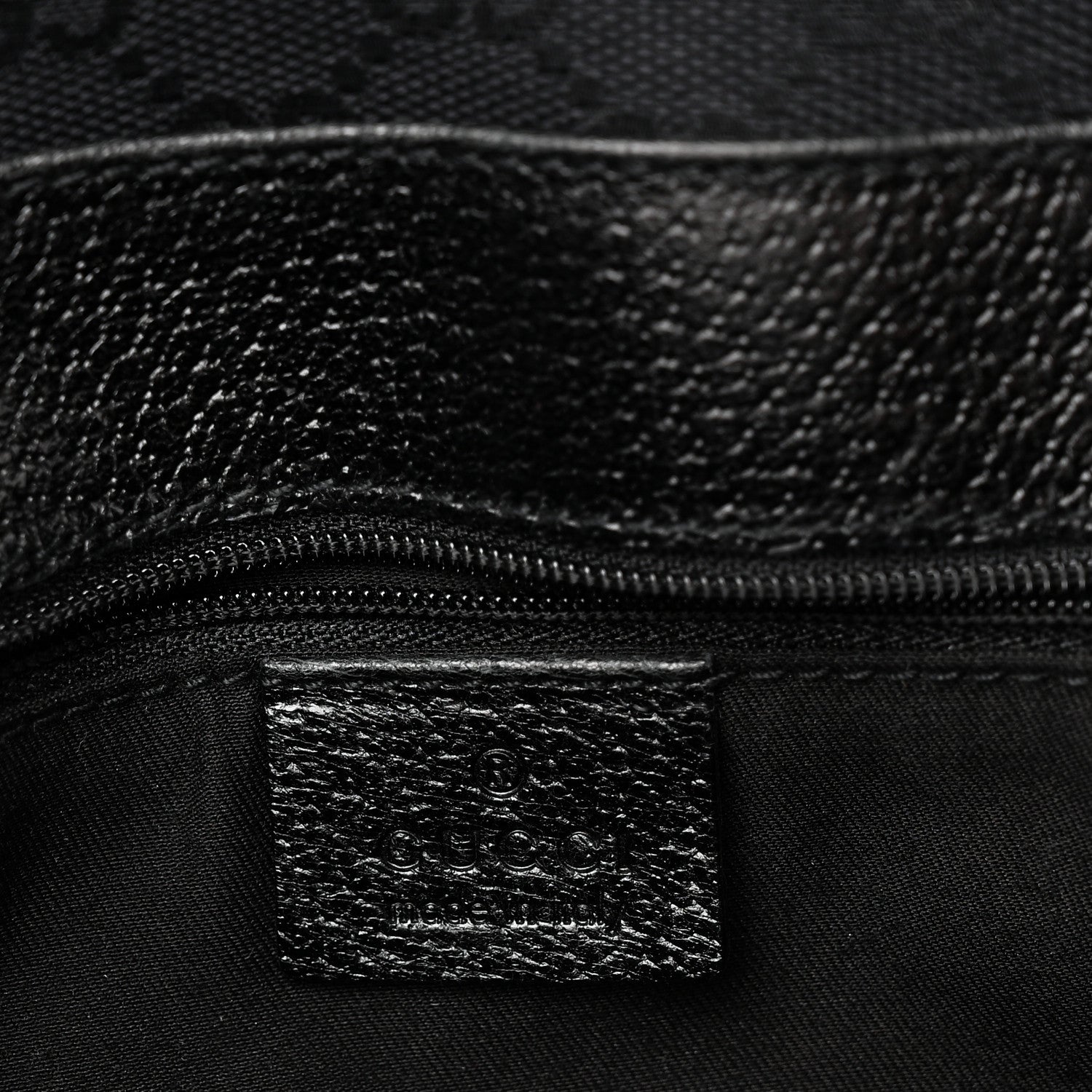 Gucci Monogram Satchel Black 6 of 10