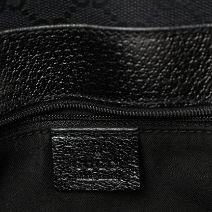 Gucci Monogram Satchel Black 6 of 10