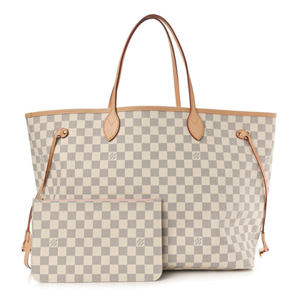 Louis Vuitton Damier Azur Neo Neverfull GM Rose Ballerine 1 of 9
