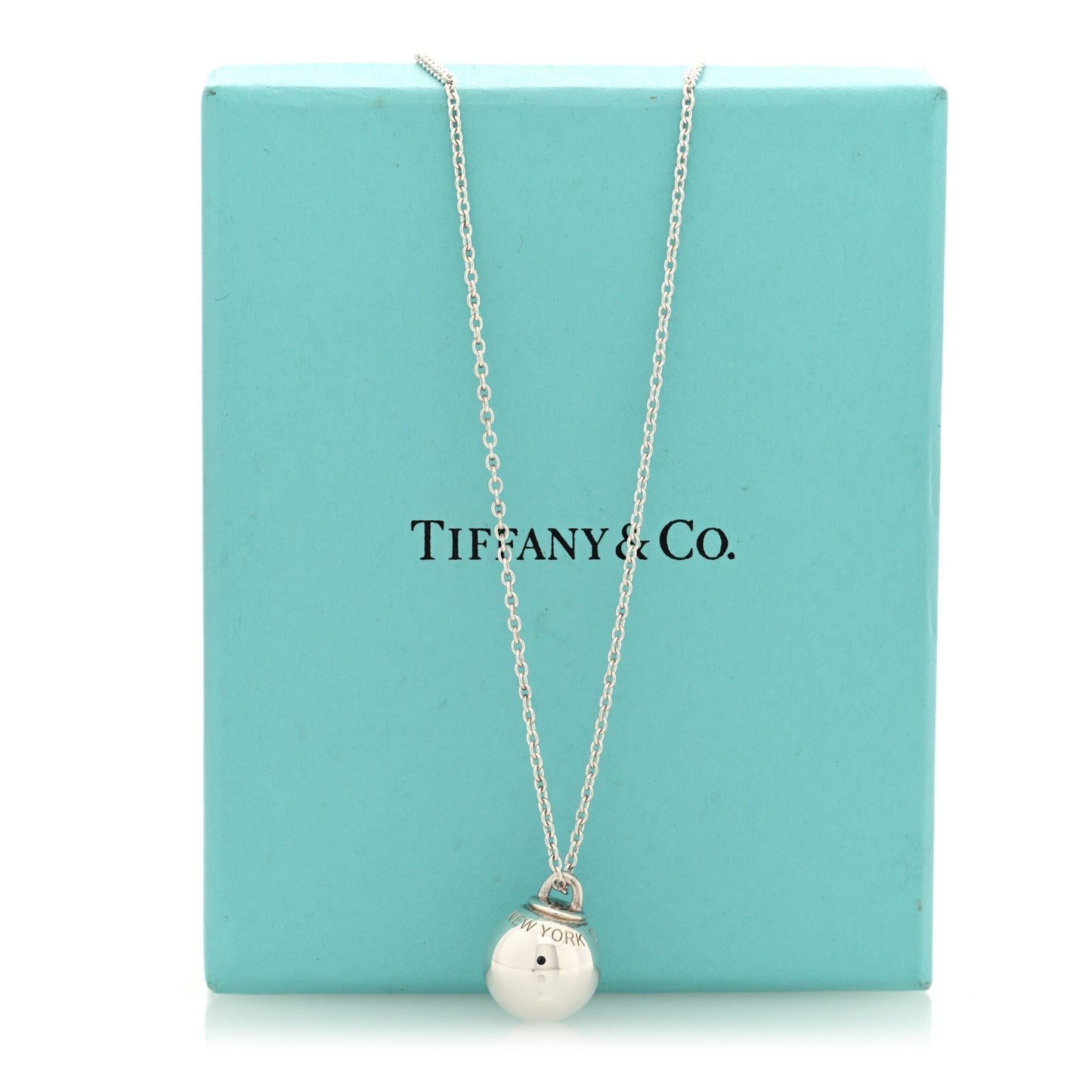 Sterling Silver 12.75mm HardWear Ball Pendant Necklace