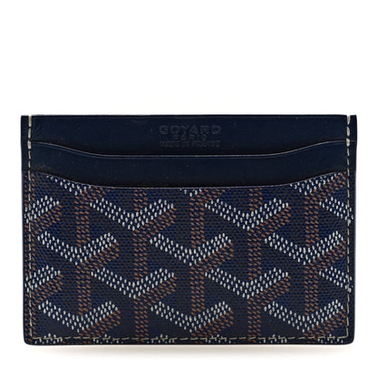 Goyard Goyardine Saint Sulpice Card Holder Navy 1 of 6