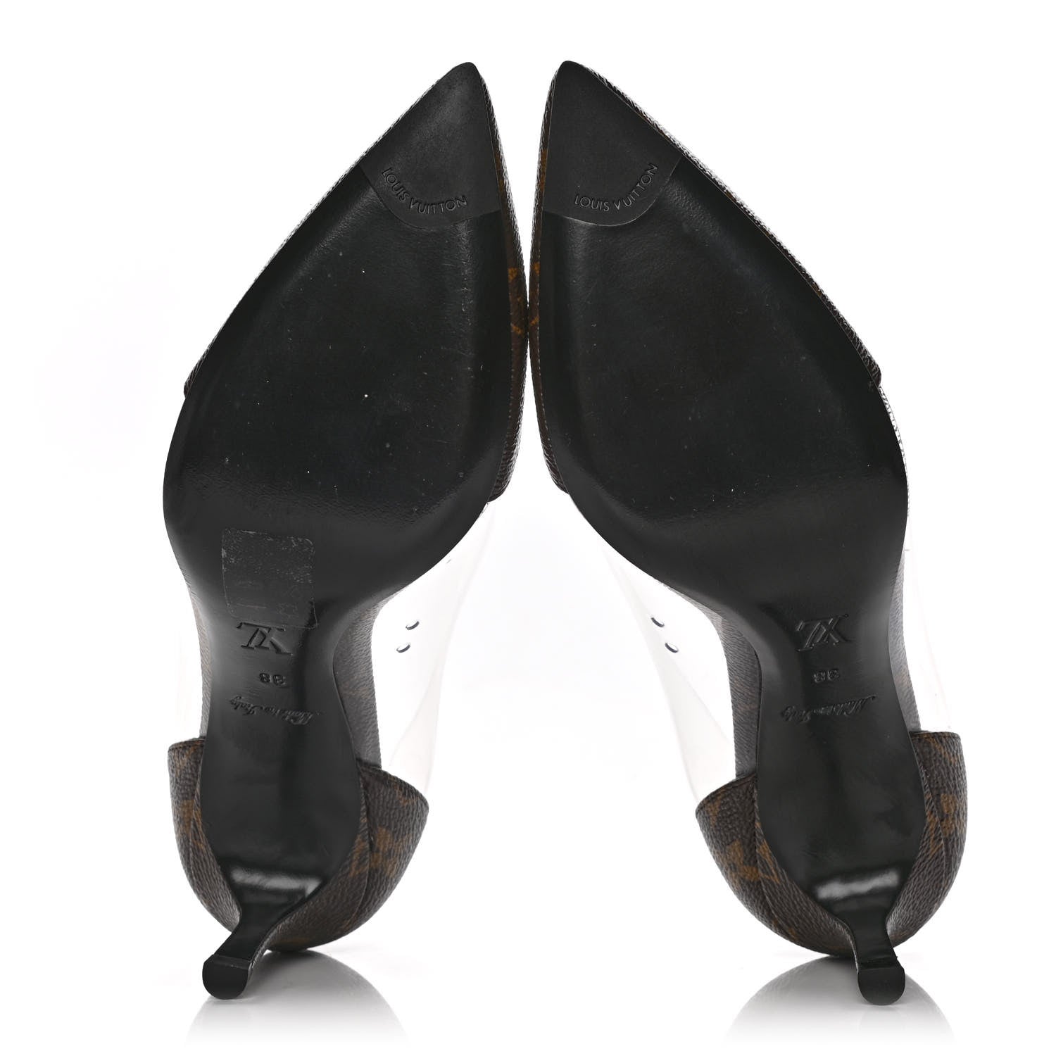 Louis Vuitton Monogram PVC Cherie Pumps 38 7 of 11