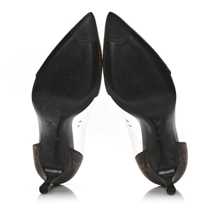 Louis Vuitton Monogram PVC Cherie Pumps 38 7 of 11