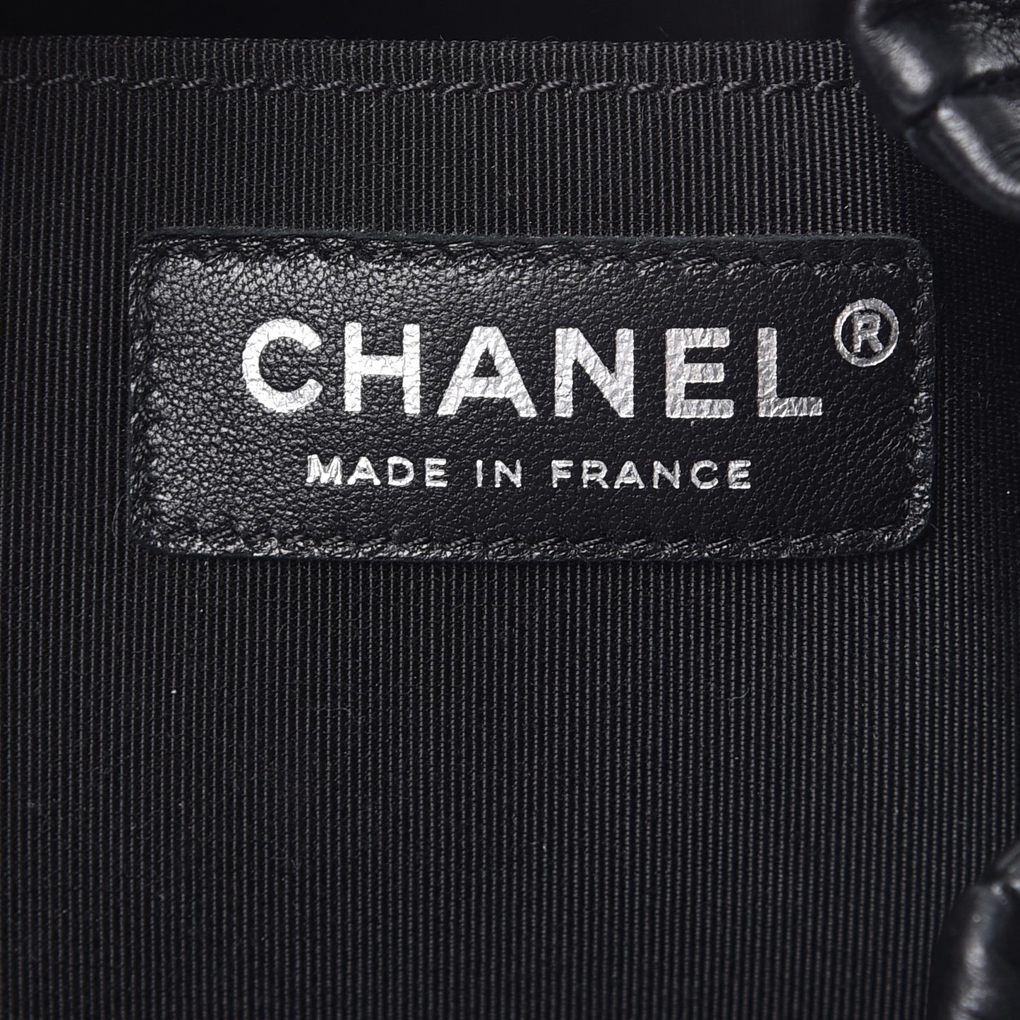 Lambskin Quilted Small Chain Bucket Bag Black