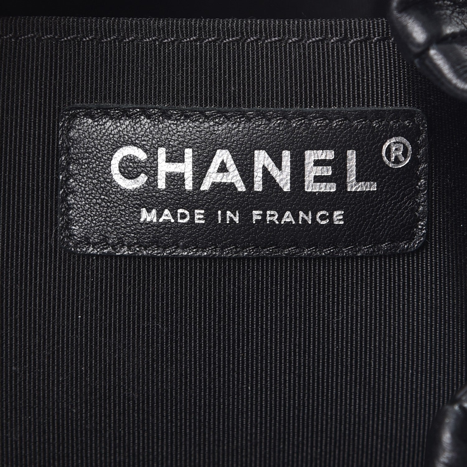 Chanel Lambskin Quilted Small Chain Bucket Bag Black 7 of 9