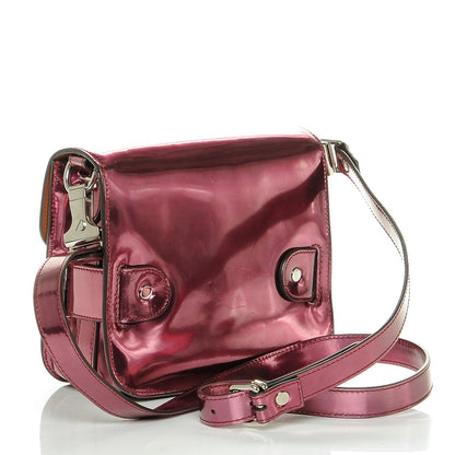 Proenza Schouler Metallic Patent Tiny PS11 Shoulder Bag Bordeaux Pink 3 of 6