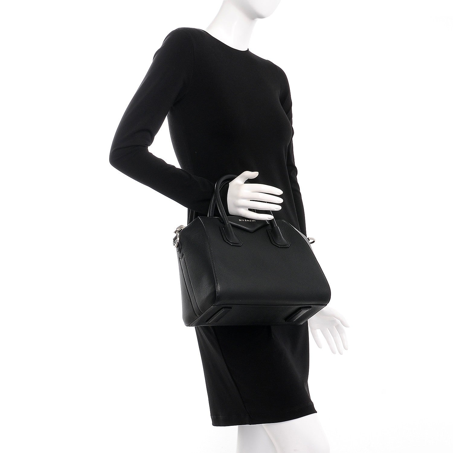 Givenchy Sugar Goatskin Small Antigona Black 3 of 8