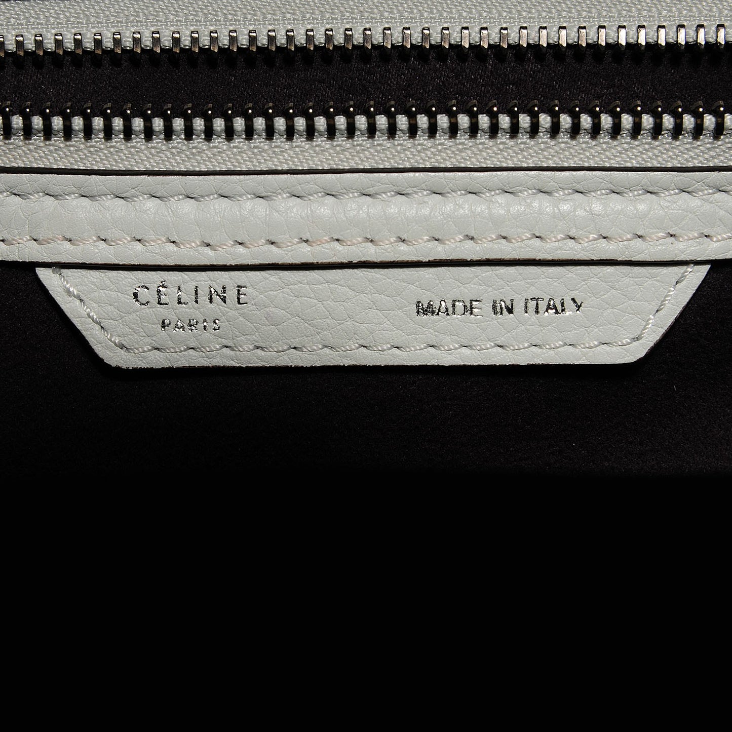 Drummed Calfskin Mini Luggage Lune