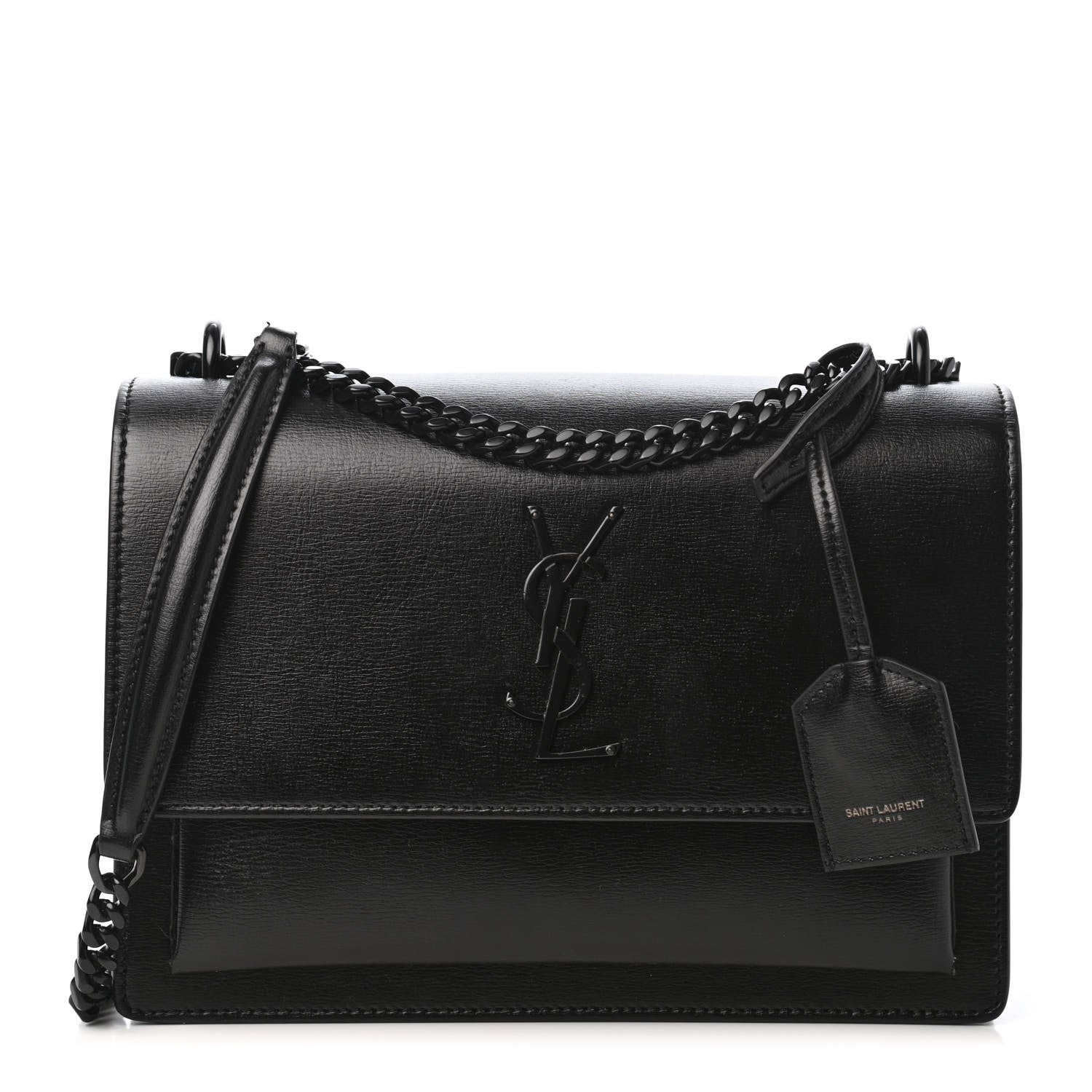 Saint Laurent Calfskin Medium Monogram Sunset Black 1 of 4