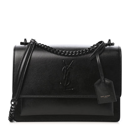 Saint Laurent Calfskin Medium Monogram Sunset Black 1 of 4