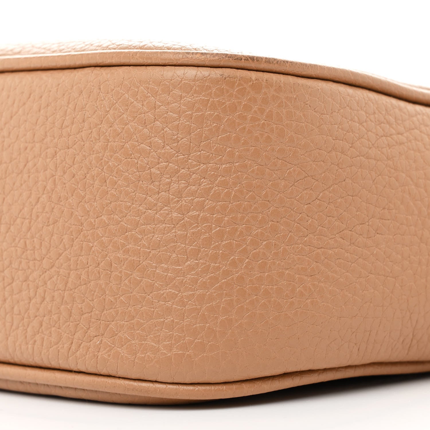 Gucci Pebbled Calfskin Small Soho Disco Bag Camelia 10 of 13