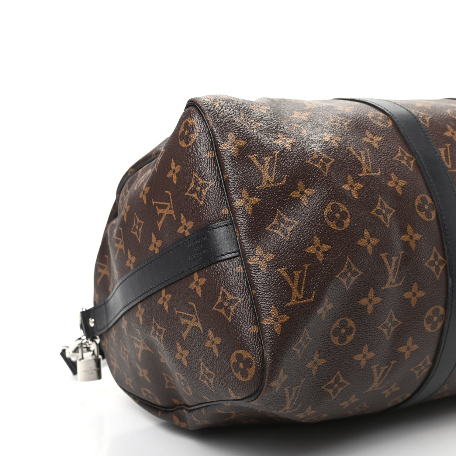 Louis Vuitton Monogram Macassar Keepall Bandouliere 45 7 of 8