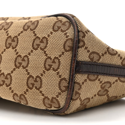 Gucci Monogram Web Boat Pochette Brown 9 of 15