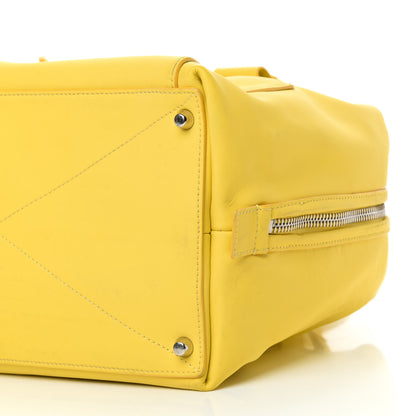 Marc Jacobs Rubber Coated Calfskin Antonia Satchel Yellow 7 of 13