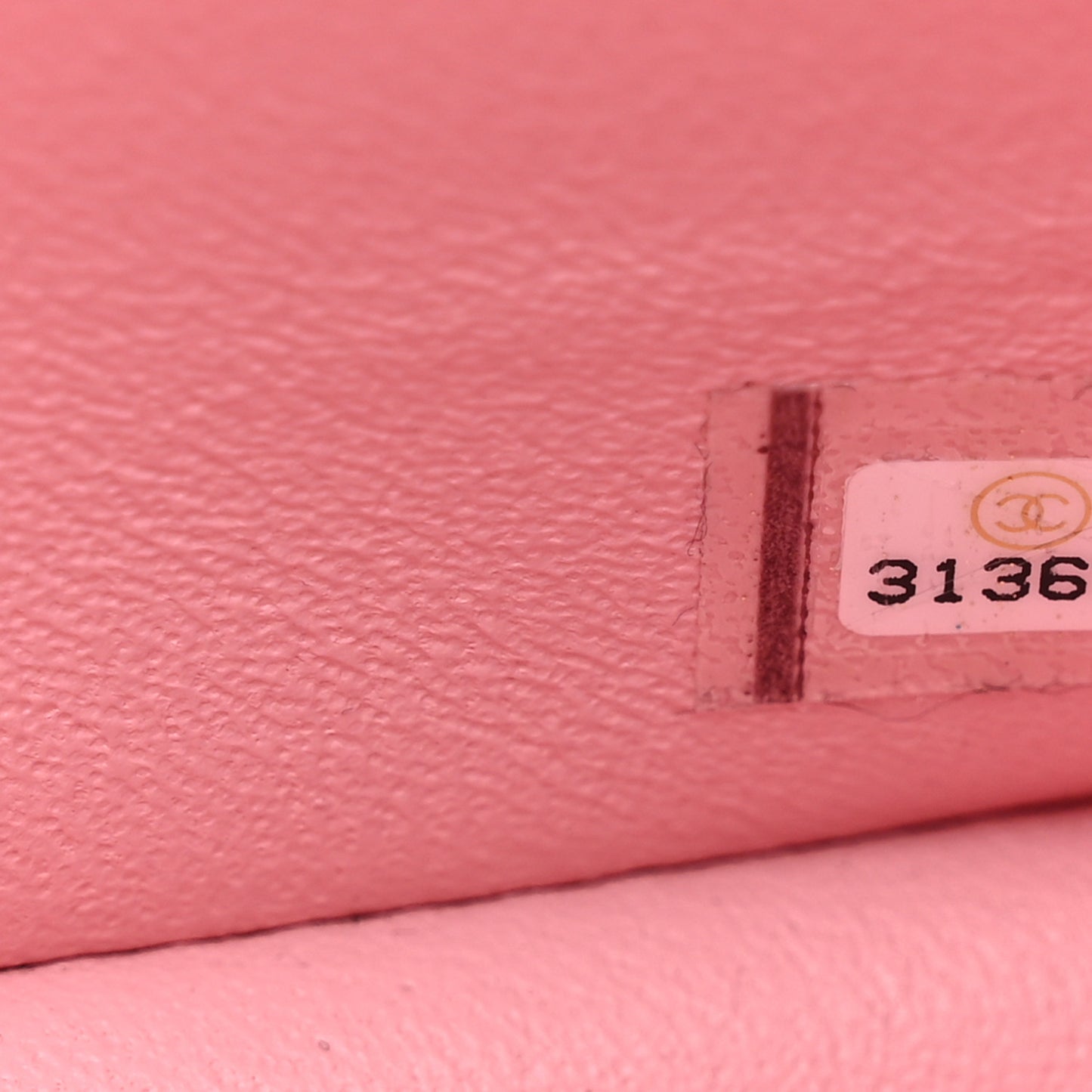 Lambskin Quilted Mini Rectangular Flap Pink