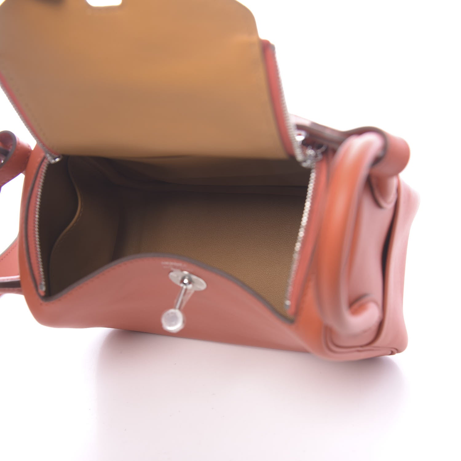 Hermes Swift Verso Mini Lindy 20 Terre Battue Sesame 5 of 11