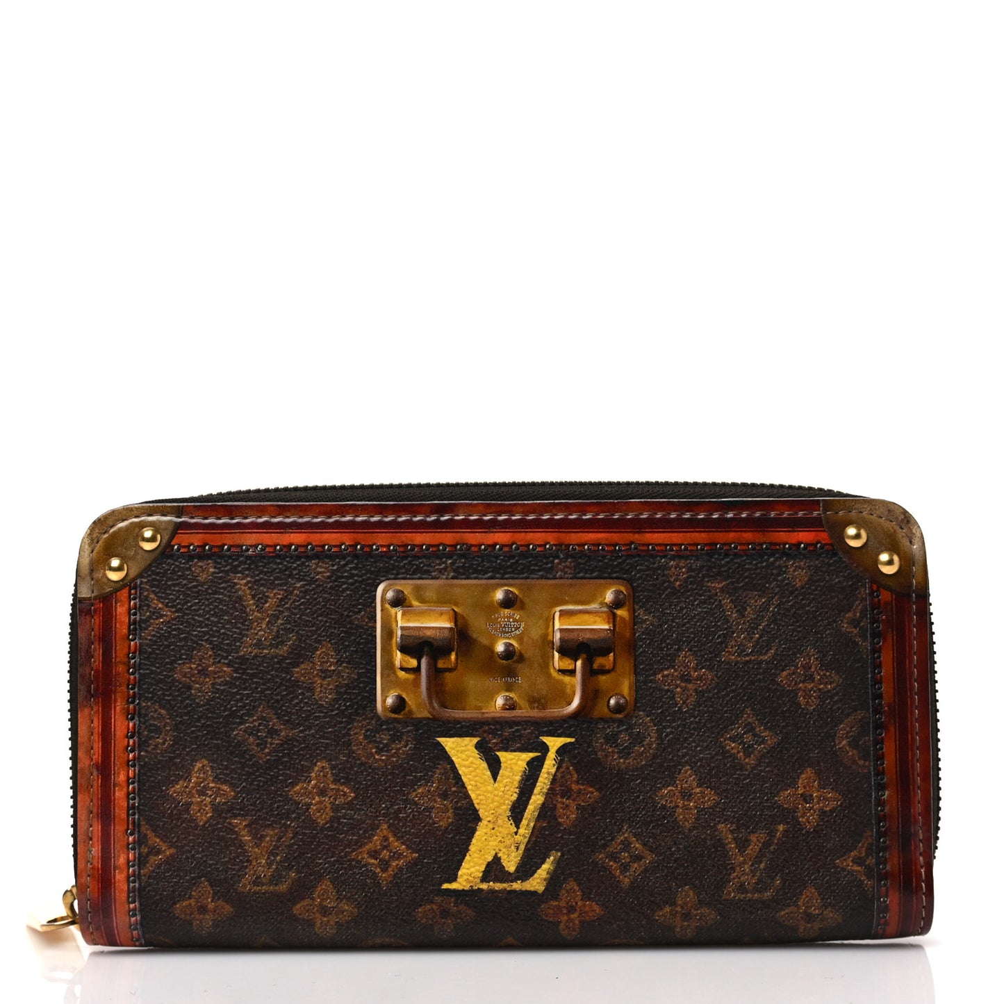 Transformed Monogram Time Trunk Zippy Wallet