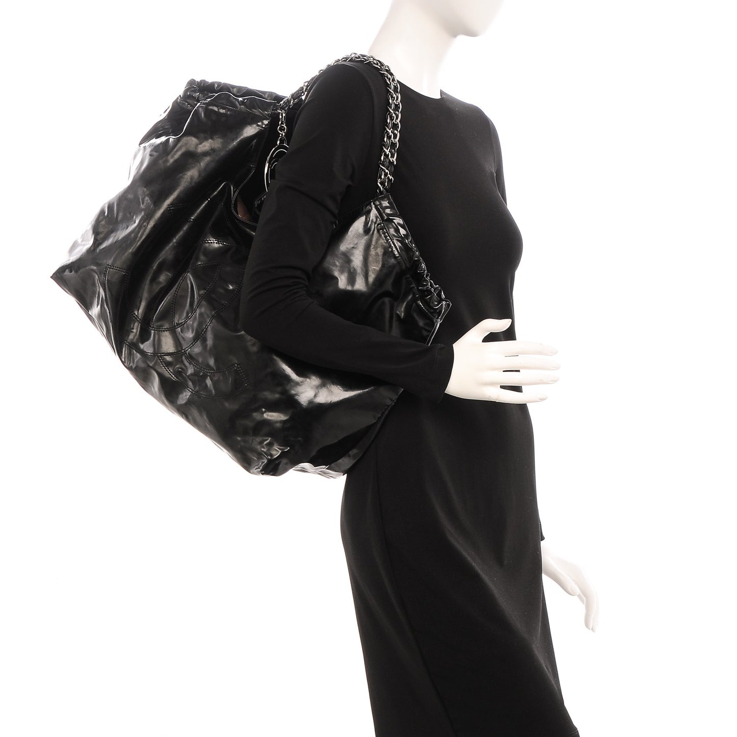 Vinyl XL Coco Cabas Black