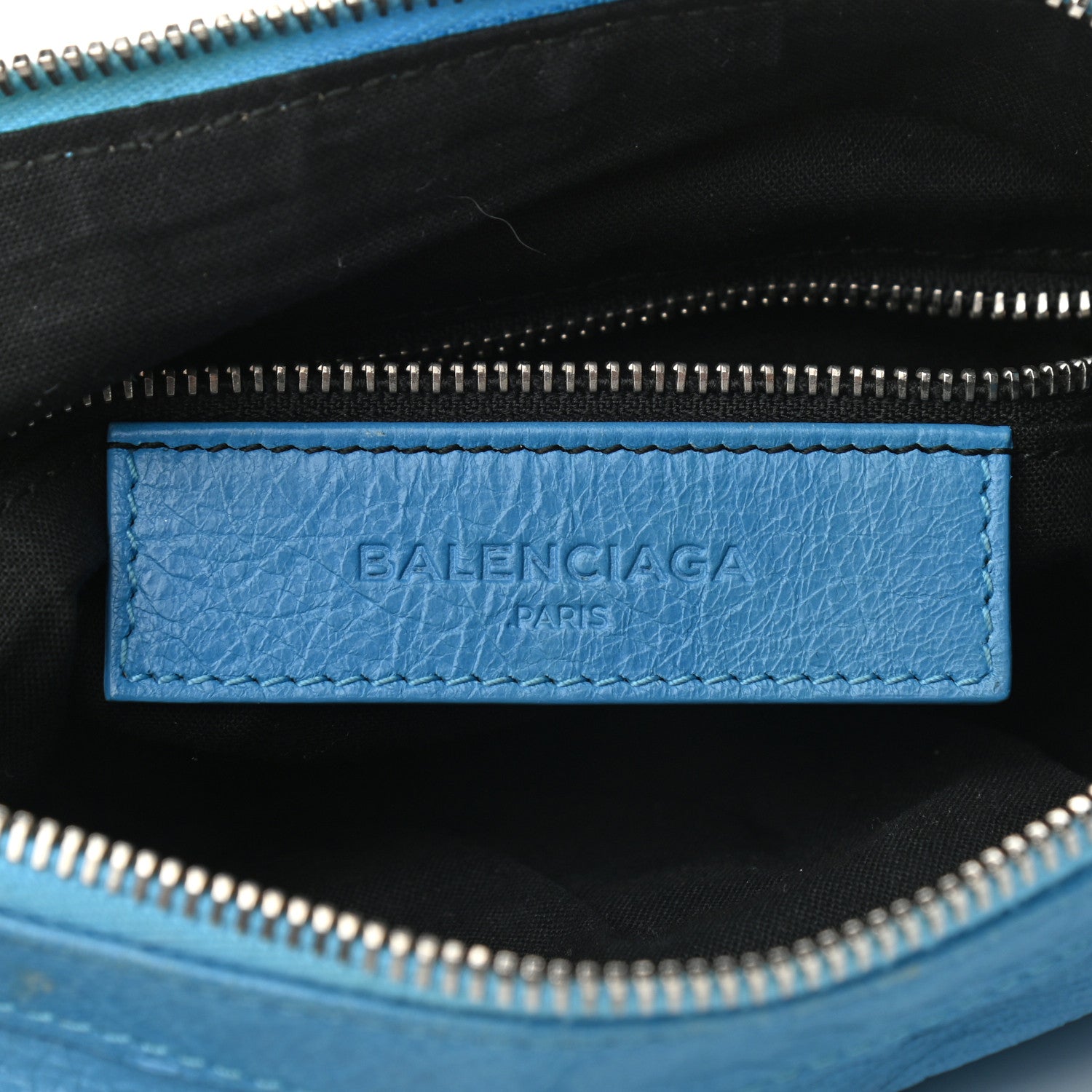 Balenciaga Agneau Classic Hardware Flat Crossbody Bleu Azur Clair 7 of 11