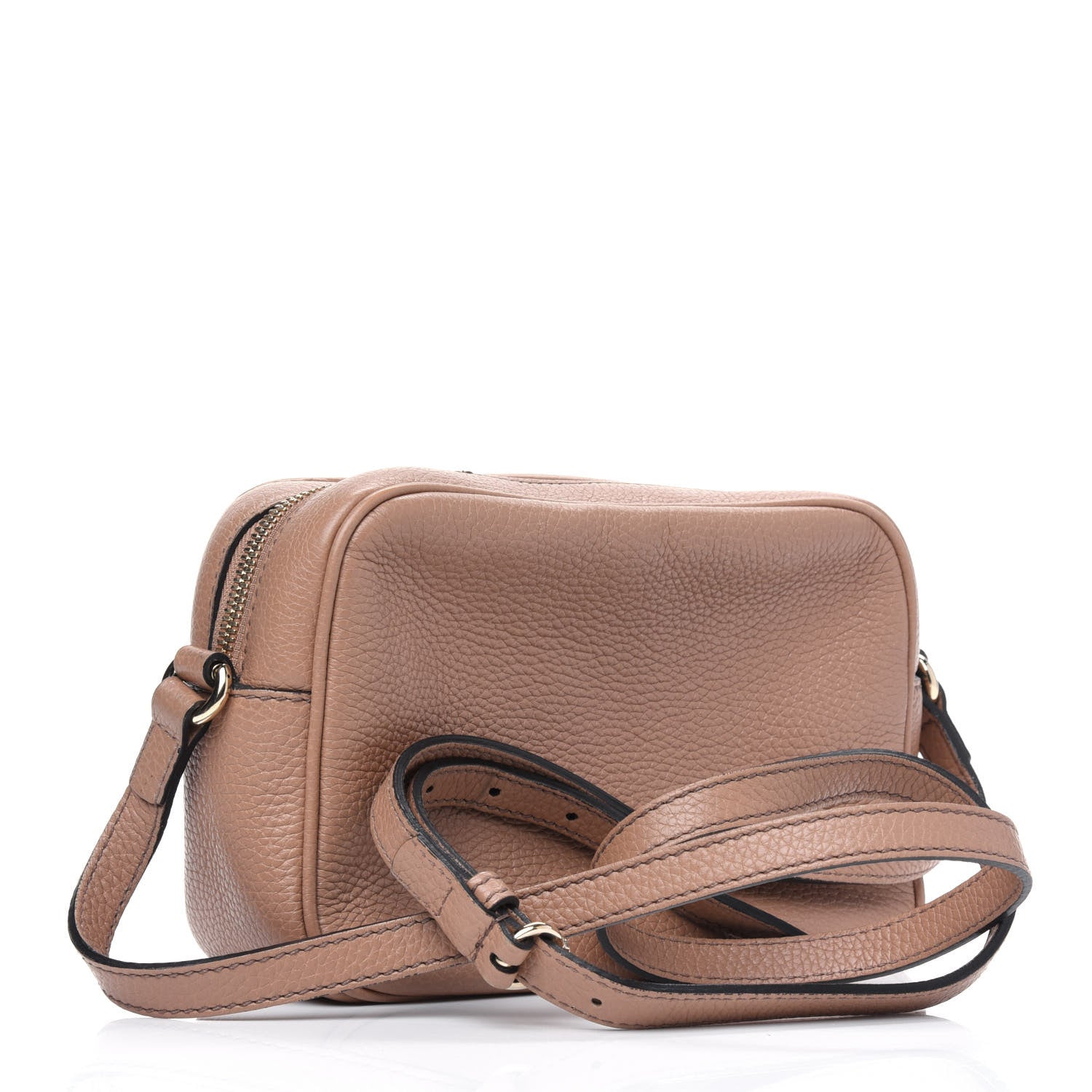 Gucci Pebbled Calfskin Small Soho Disco Bag Camelia 2 of 20