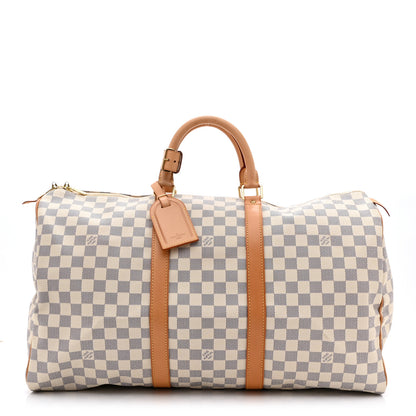 Louis Vuitton Damier Azur Keepall 50 1 of 9