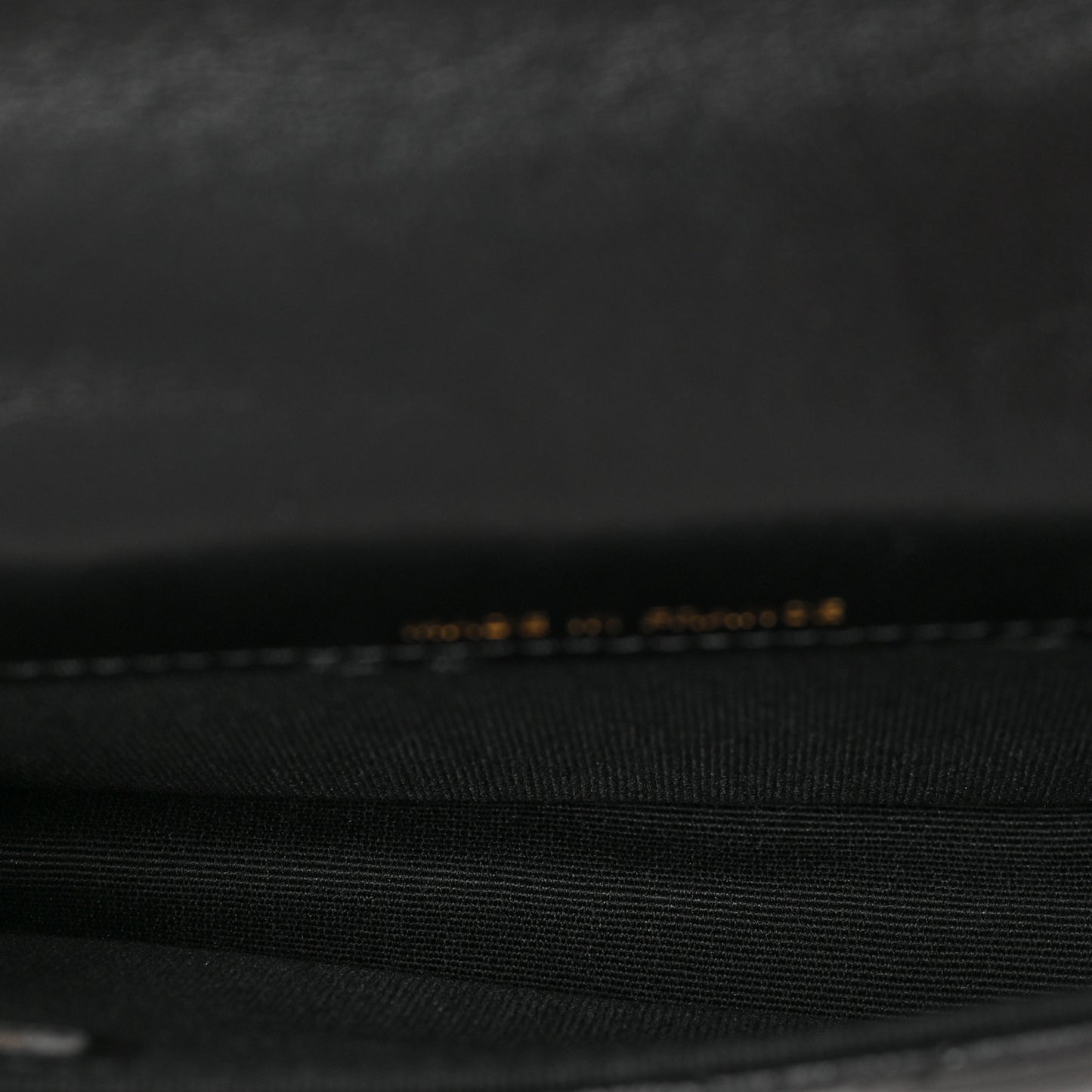 Lambskin Quilted Top Handle Flap Coin Purse With Chain Black
