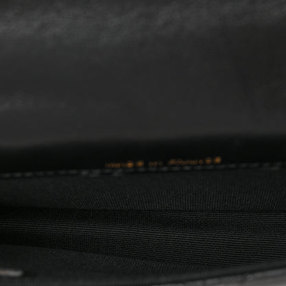 Chanel Lambskin Quilted Top Handle Flap Coin Purse With Chain Black 4 of 9