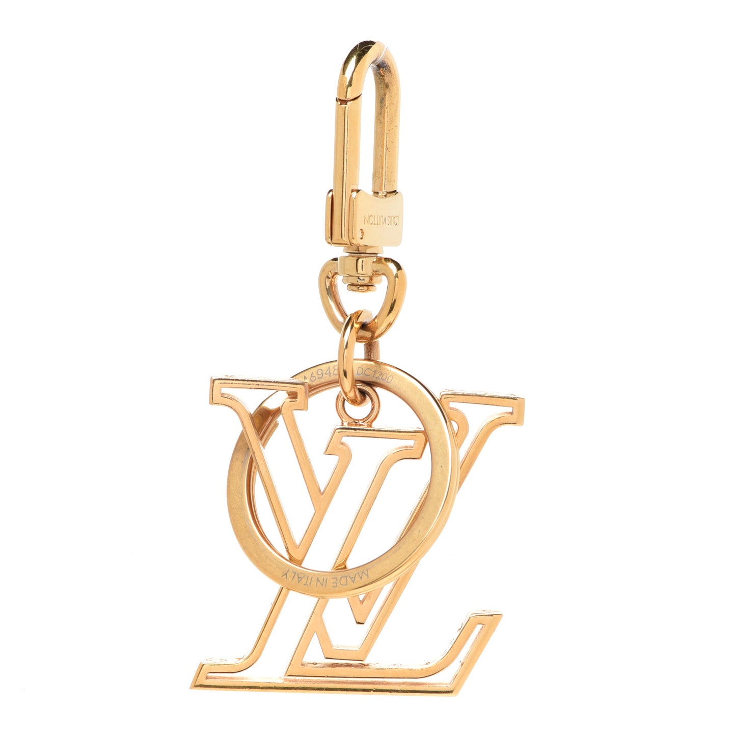 Millionaires Bag Charm Key Holder Gold