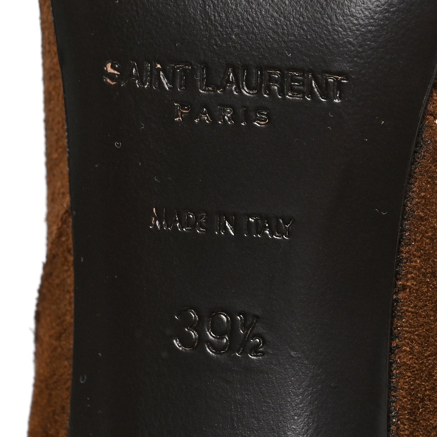 Suede Mica Buckle Western Ankle Booties Brown 39.5