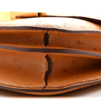 Hermes Ostrich Constance 18 Safran 11 of 12