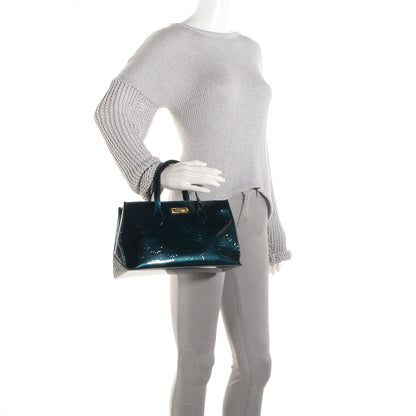 Louis Vuitton Vernis Wilshire PM Blue Nuit 2 of 7