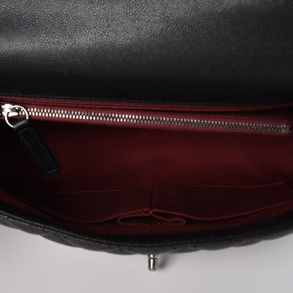 Chanel Caviar Quilted Small Coco Handle Flap Black 5 of 8