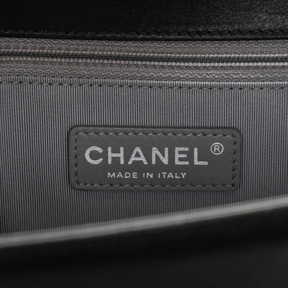 Chanel Calfskin Quilted New Medium Boy Flap Black 6 of 7
