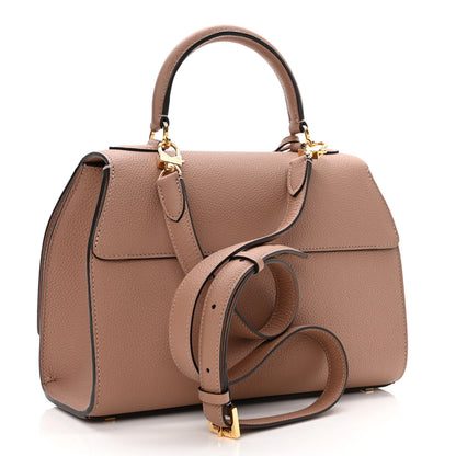 Moynat Taurillon Blush Rejane PM Desert Rose 3 of 9