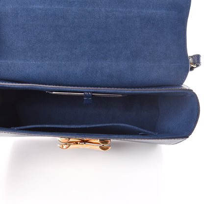 Louis Vuitton Epi Twist Shoulder Bag MM Indigo 5 of 10