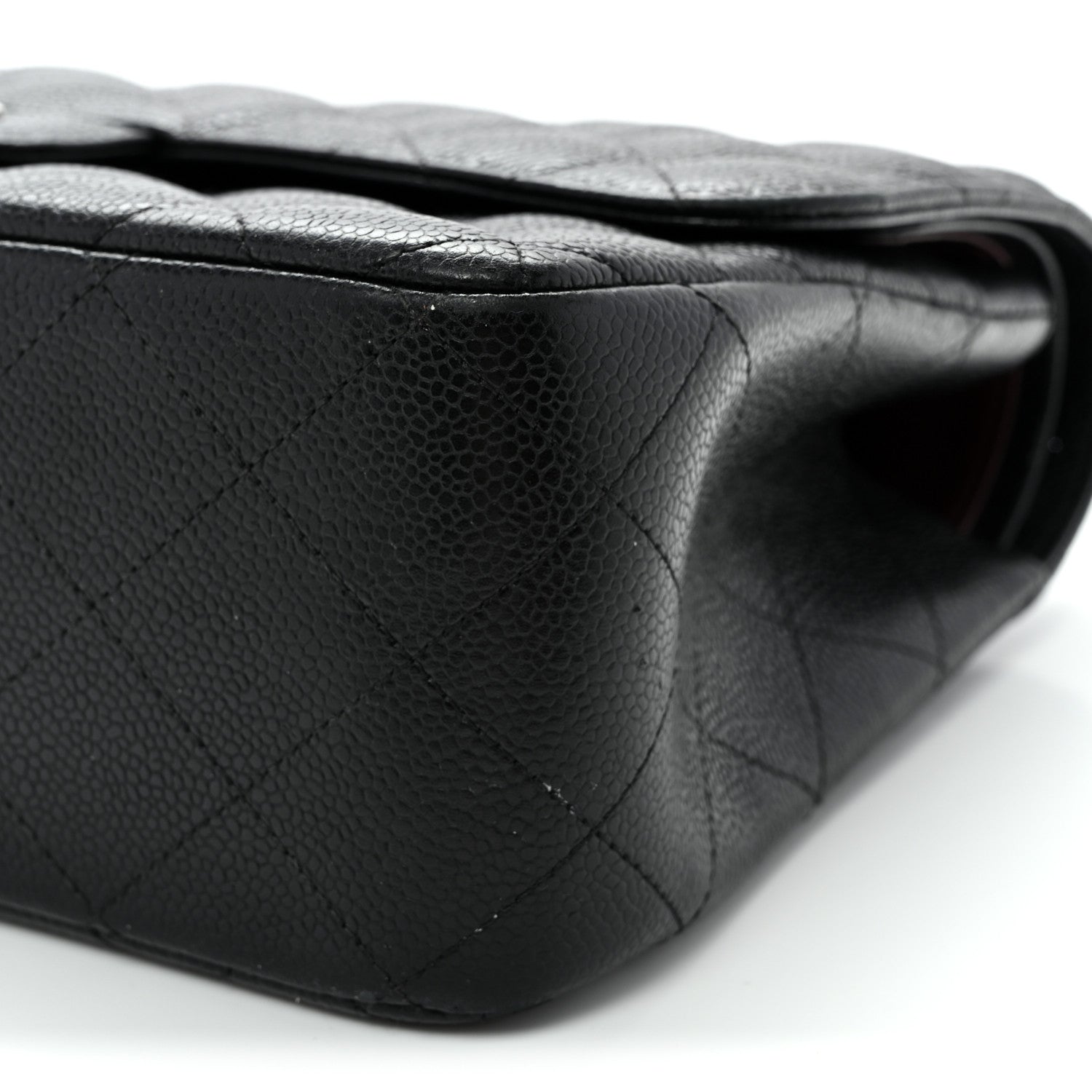 Chanel Caviar Quilted Jumbo Double Flap Black 10 of 11