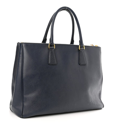 Prada Saffiano Medium Galleria Double Zip Tote Baltico 3 of 13