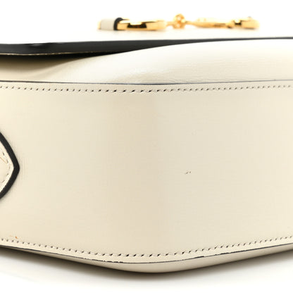 Gucci Azalea Calfskin Small Horsebit 1955 Shoulder Bag Mystic White 9 of 17