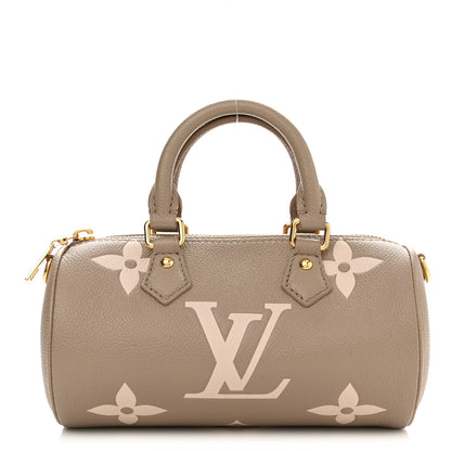 Louis Vuitton Empreinte Monogram Giant Papillon BB Tourterelle Cream 1 of 9