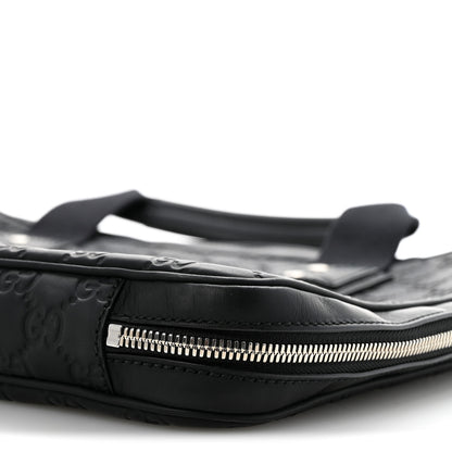 Gucci Rubber Guccissima Laptop Briefcase Black 10 of 13
