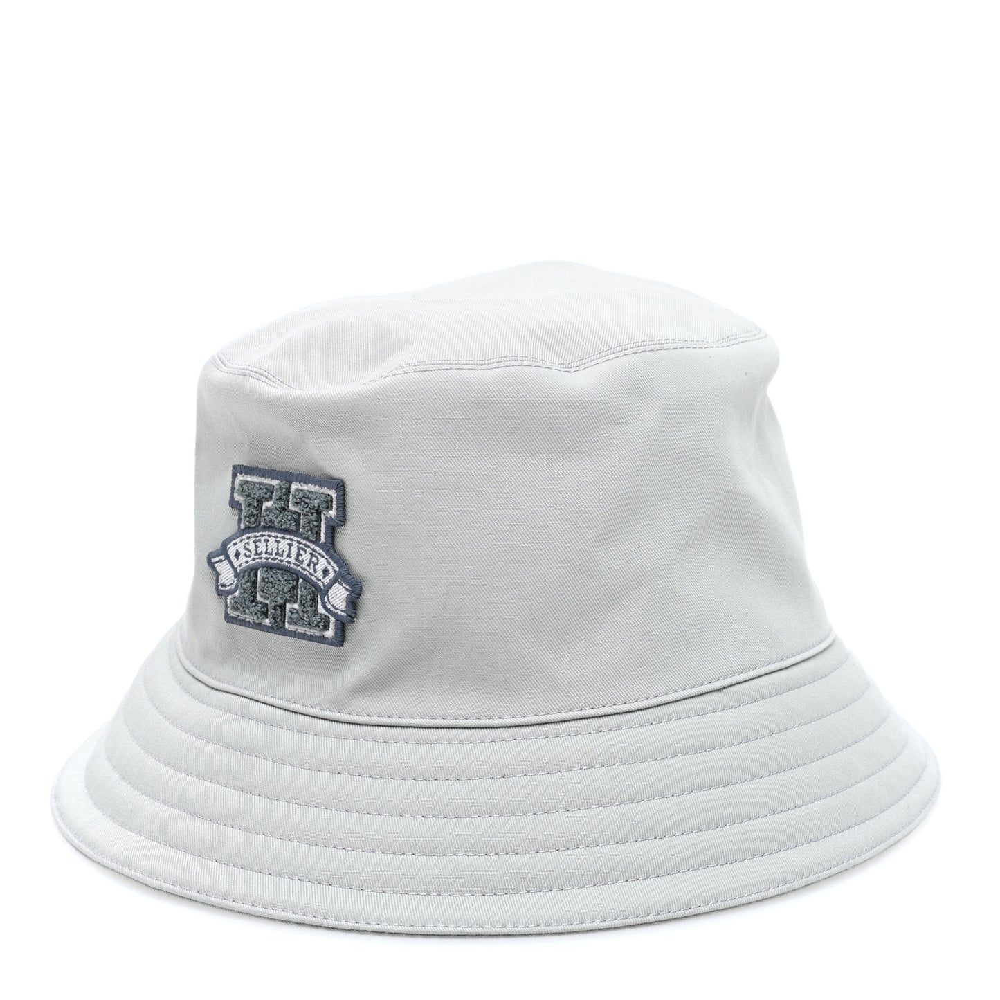 Cotton Harper H Sellier Bucket Hat 58 Gris Glacier