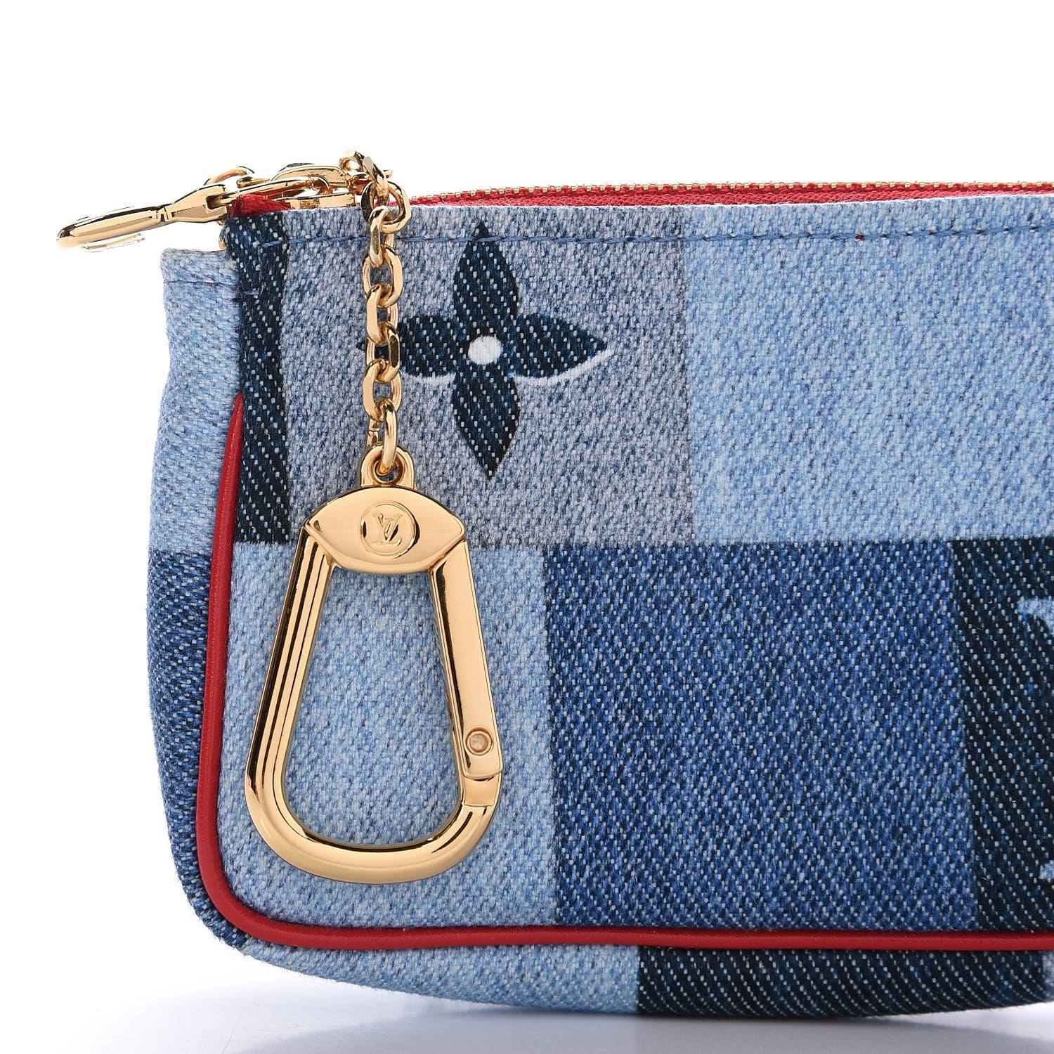 Louis Vuitton Denim Micro Pochette Accessories Denim Rouge 10 of 11