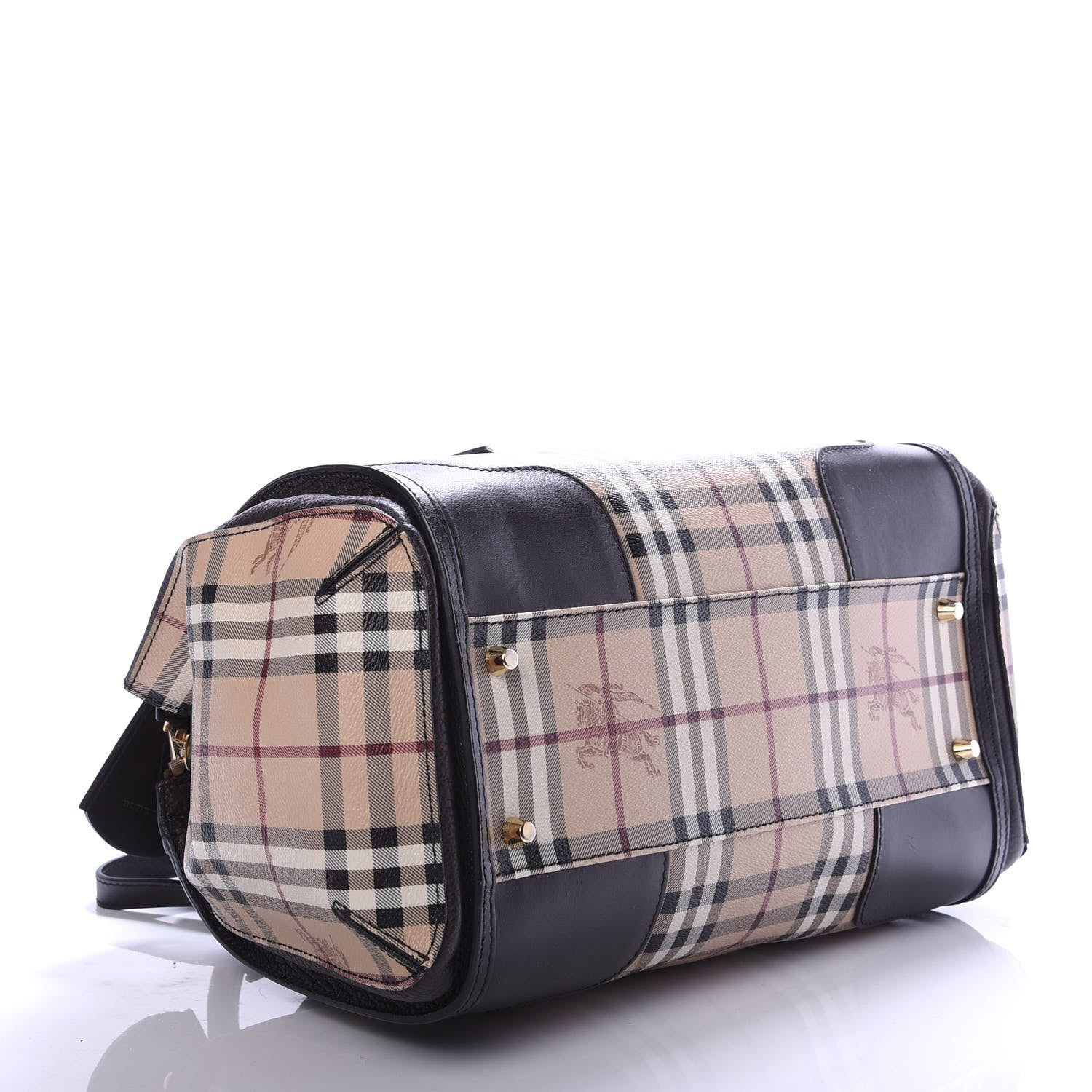 Burberry Haymarket Check Small Gladstone Chocolate 4 of 10